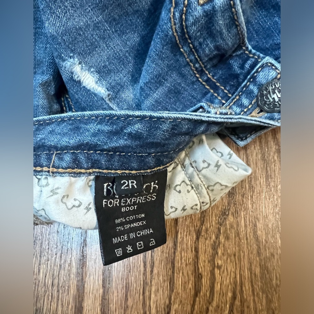 Rerock for Express Bootcut Jeans 2Regular - Picture 3 of 15